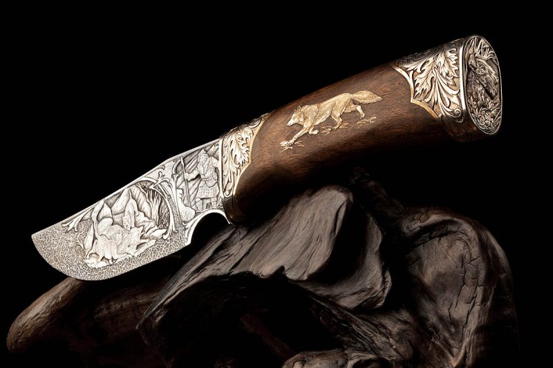 Damascus Knife Pattern
