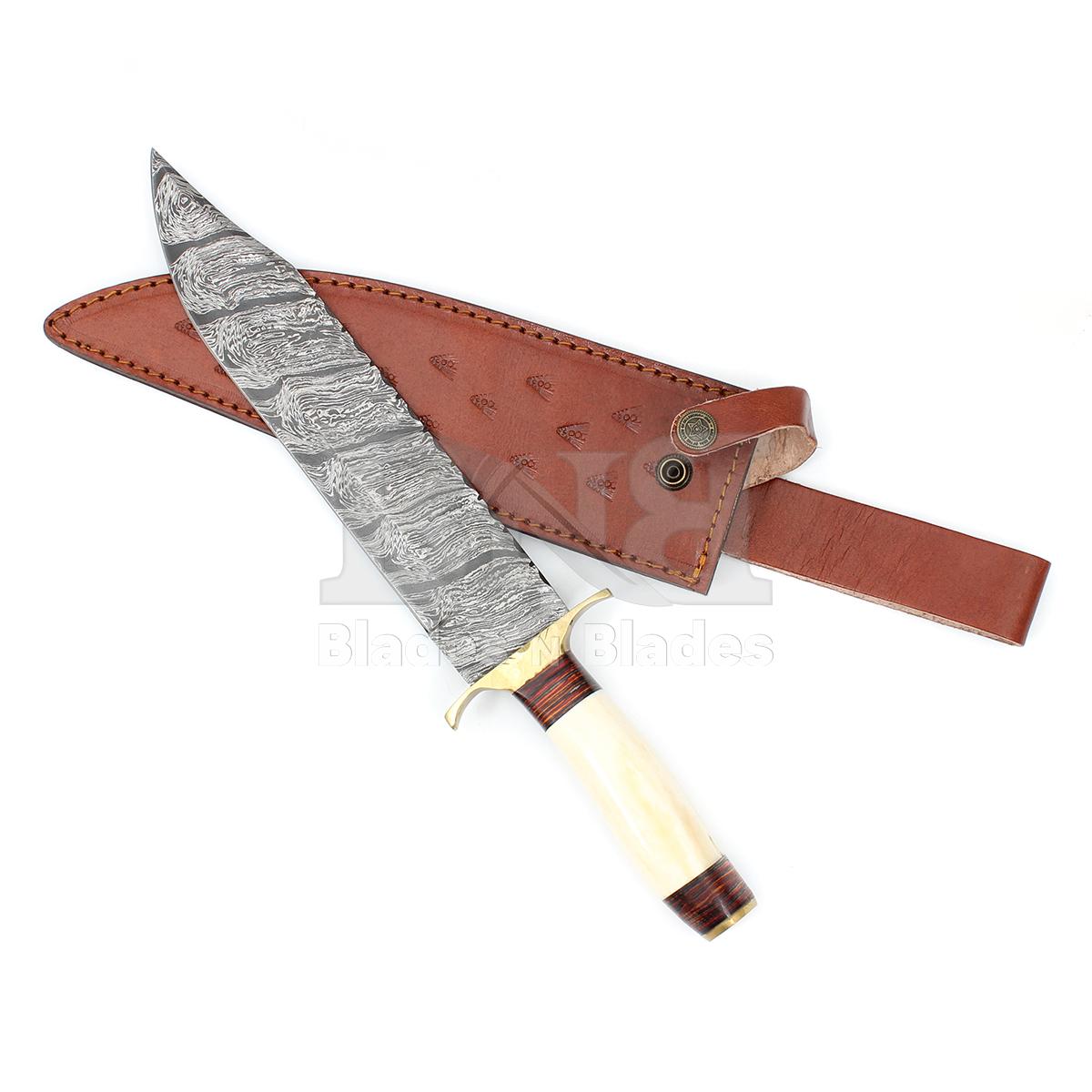 Damascus Steel 512 Layers Black Line Fire Pattern