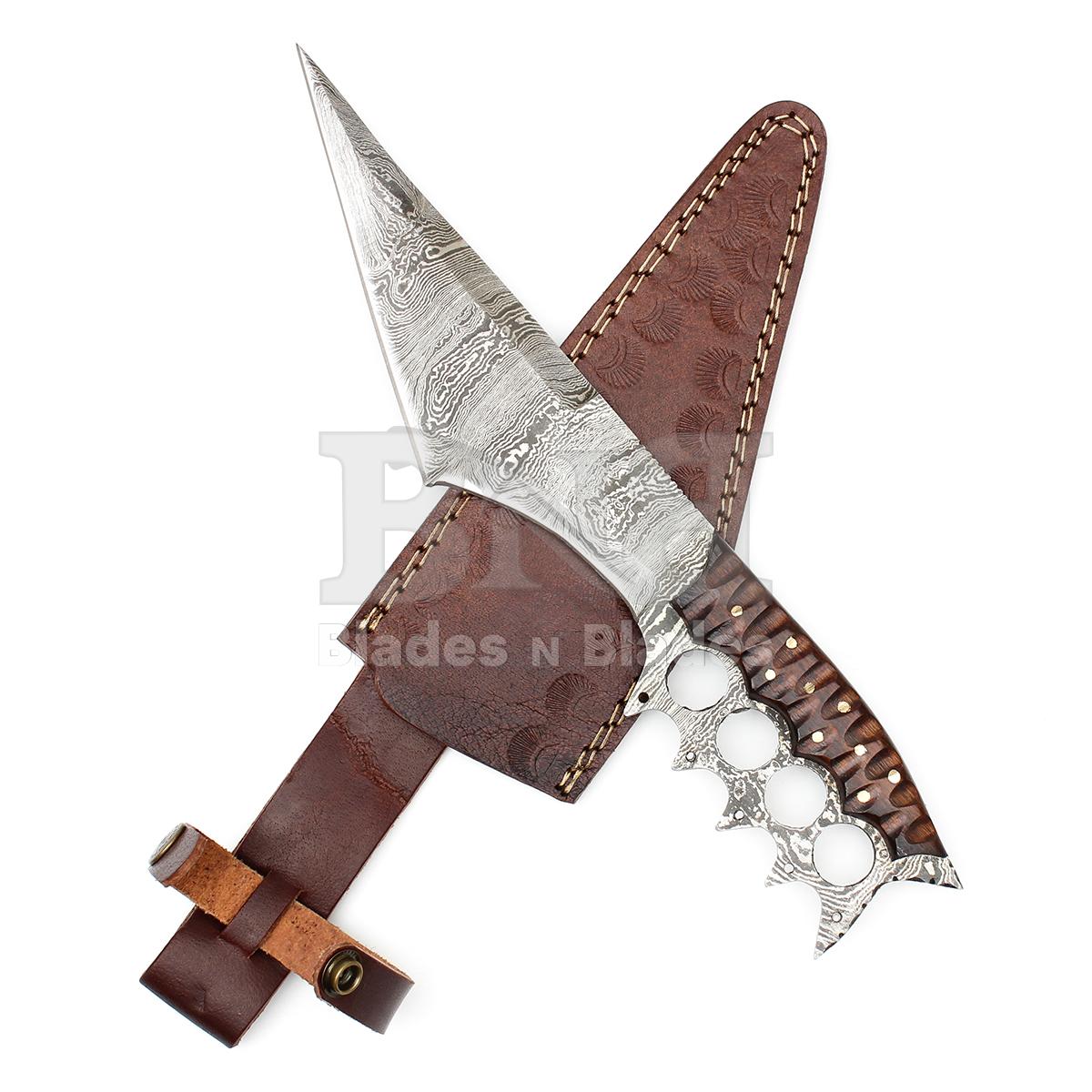 Twist Pattern Blade
Full Tang with Filework 
Rosewood Handle